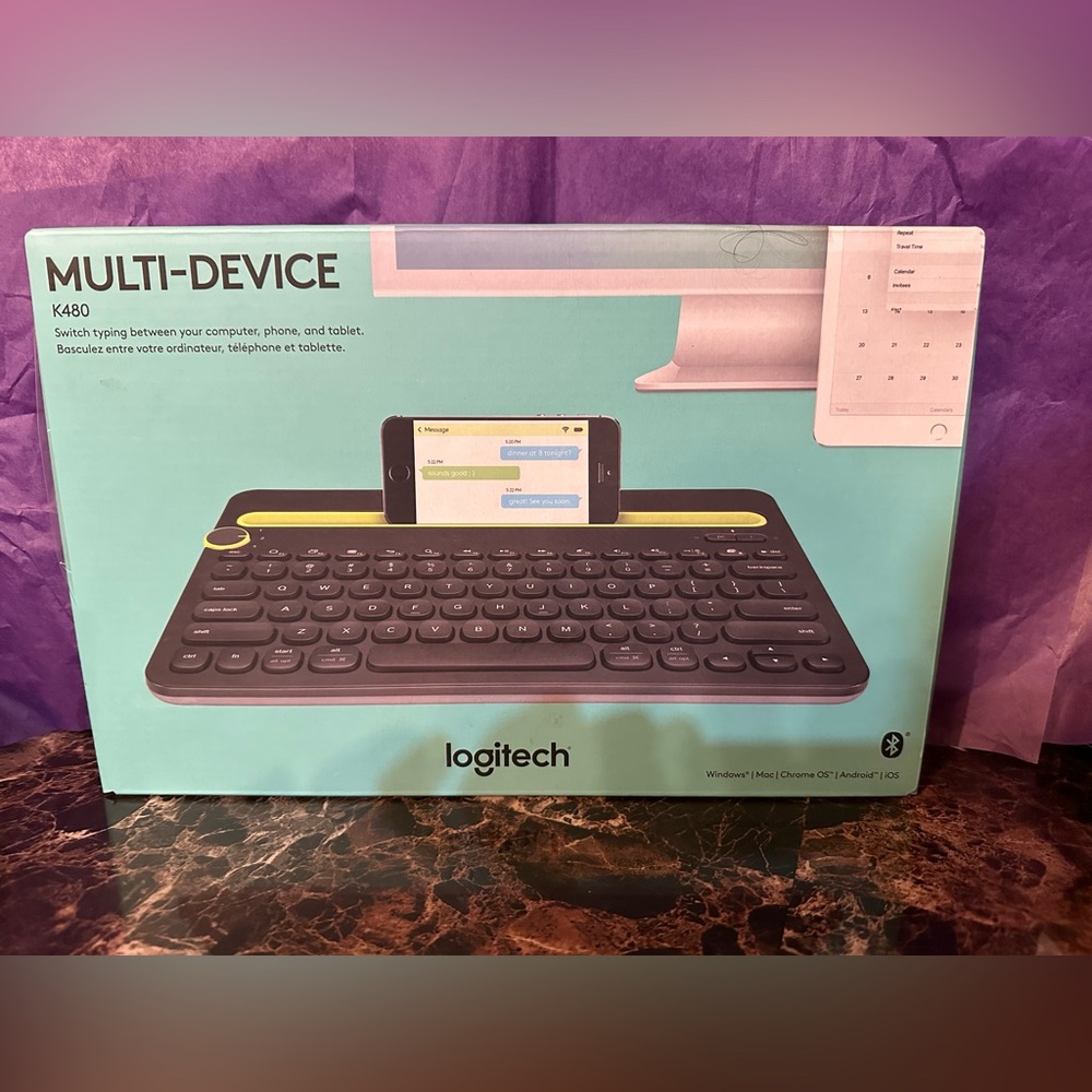 Logitech Bluetooth Multi-Device Keyboard K480 - Picture 2 of 6